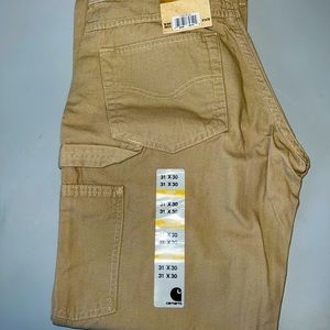 Carhartt loose original fit canvas carpenter Jeans NWT color Golden SZ 31X30